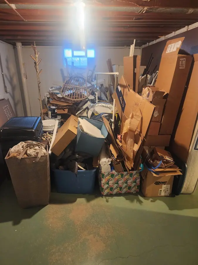 Roll-off dumpster container at job site for Concrete Dumpster Rental in Kaser